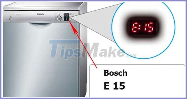Hình ảnh 2 trong 7 mã lỗi thường gặp trên máy rửa bát Bosch và cách khắc phục