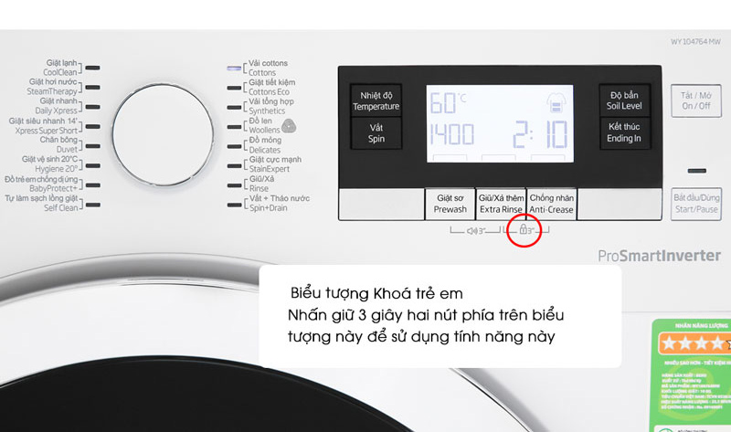 Hình 17 về Các chức năng đặc biệt của máy giặt có thể bạn chưa biết