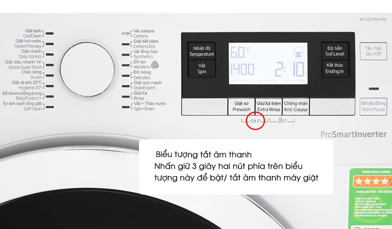 Hình 18 của Các chức năng đặc biệt của máy giặt có thể bạn chưa biết