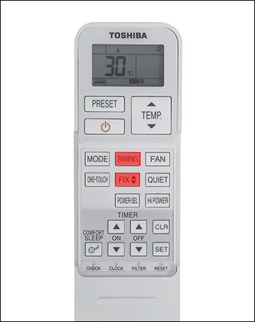 Hình 3 của Hướng dẫn sử dụng điều khiển máy lạnh Toshiba