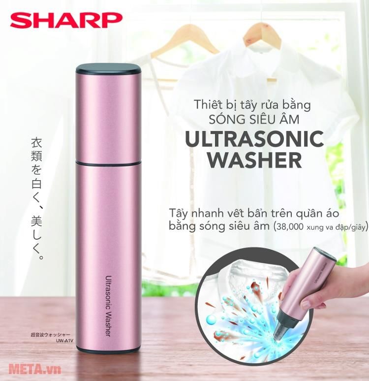 Hình ảnh 1 trong phần Giới thiệu công nghệ đặc biệt của máy giặt mini cầm tay Sharp