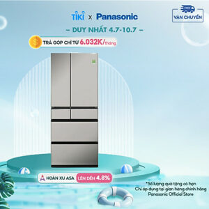 Tủ Lạnh 6 Cánh Panasonic 589 Lít NR-F603GT-X2 - Công nghệ diệt khuẩn độc quyền - Hàng chính hãng