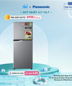 Tủ lạnh Panasonic Inverter 170 lít NR-BA190PPVN  - Kháng khuẩn tinh thể bạc Ag+ - Hàng chính hãng