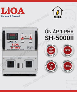 Ổn áp LiOA 1 pha 5kVA SH-5000II - Hàng Chính Hãng