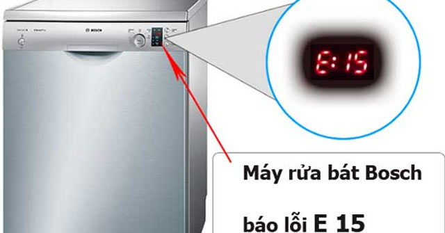 7 mã lỗi thường gặp trên máy rửa bát Bosch và cách khắc phục