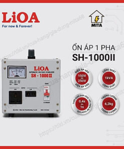 Ổn áp LiOA 1 pha 1kVA SH-1000II - Hàng Chính Hãng
