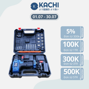 Bộ Máy Khoan Bắt Vít Không Dây Dùng Pin 24V Kachi MK247 – Đi Kèm 1 Pin - hàng chính hãng