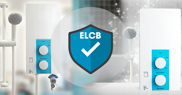 Ký hiệu ELCB trên máy nước nóng là gì?