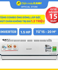 Máy Lạnh Sharp 1.5Hp Inverter AH-X12XEW - HÀNG CHÍNH HÃNG