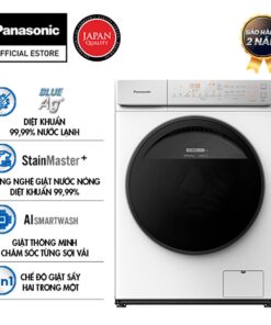 Máy Giặt Cửa Trước Panasonic 9 Kg NA-V90FC1WVT - Diệt khuẩn đến 99.99% - Tính năng sấy tiện ích - Hàng Chính Hãng (Trắng) - Giao Toàn Quốc