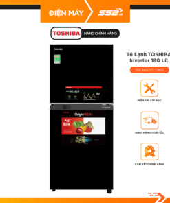 [Giao Toàn Quốc- Miễn Phí Lắp Đặt HCM] Tủ lạnh Toshiba Inverter 180 lít GR-B22VU UKG - Hàng Chính Hãng