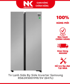 Tủ Lạnh Side By Side Inverter Samsung RS62R5001M9/SV (655L) - Hàng Chính Hãng