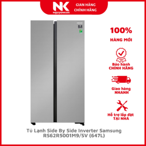Tủ Lạnh Side By Side Inverter Samsung RS62R5001M9/SV (655L) - Hàng Chính Hãng