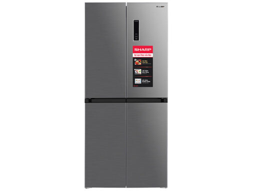 Tủ lạnh Sharp Inverter 420 Lít SJ-FX420V-SL 4 Cánh - Hàng chính hãng