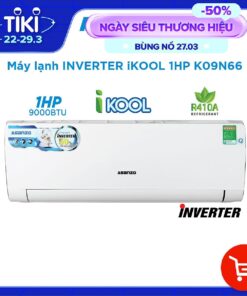 Máy Lạnh Asanzo Inverter iKool 1HP K09N66 - Hàng Chính Hãng - Chỉ giao HCM