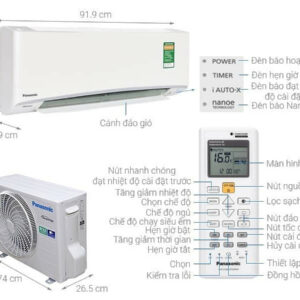 Máy lạnh Panasonic Inverter 1HP CU/CS-XU9XKH-8-HÀNG CHÍNH HÃNG-GIAO HÀNG TOÀN QUỐC.
