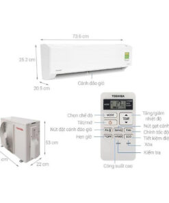 Máy lạnh Toshiba 2 HP RAS-H18U2KSG-V-Mono-Hàng Chính Hãng-Giao Hàng Toàn Quốc
