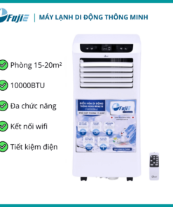 Máy lạnh di động đa chức năng cao cấp FujiE MPAC10, diện tích 15-20m², Giảm đến 16°C, hút ẩm 26,5 lít/ngày - Hàng chính hãng