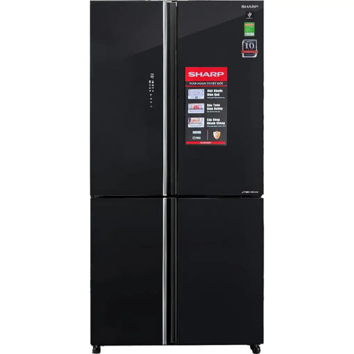 Tủ lạnh Sharp Inverter 572 lít SJ-FXP640VG-BK - Hàng chính hãng