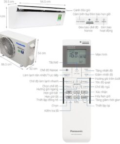 Máy lạnh Panasonic Inverter 2 HP CU/CS-VU18UKH-8-HÀNG CHÍNH HÃNG-GIAO HÀNG TOÀN QUỐC