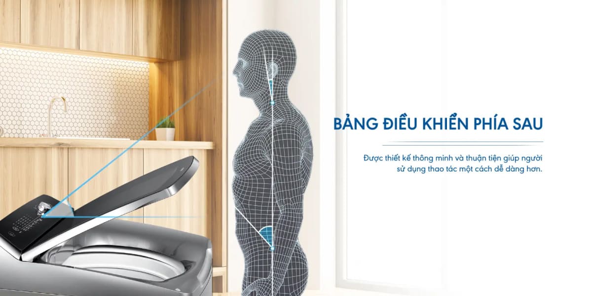 Bảng điều khiển được bố trí thông minh