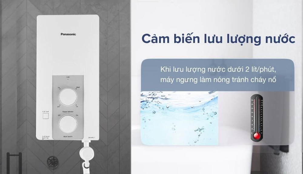 Cảm biến lưu lượng nước của Máy Nước Nóng Panasonic DH-4RL1VW 