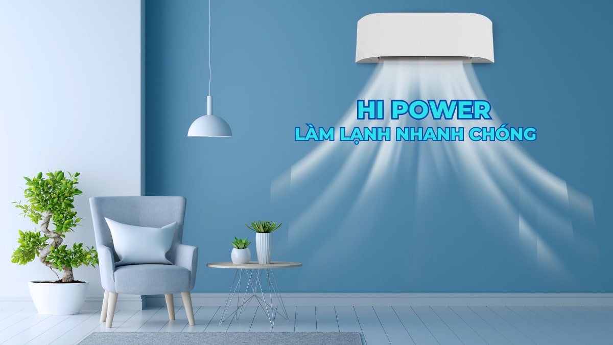 Chế độ làm lạnh nhanh Hi Power