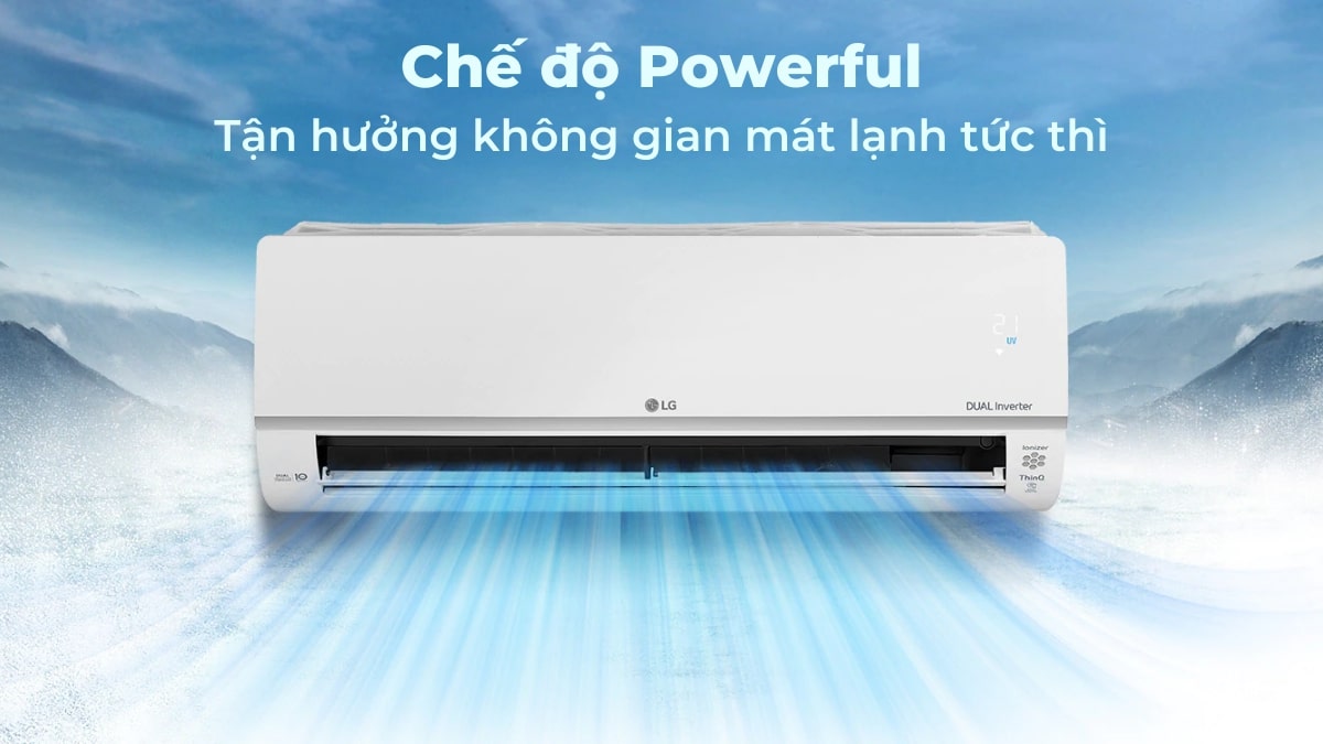 Powerful - Chế độ làm lạnh tức thì