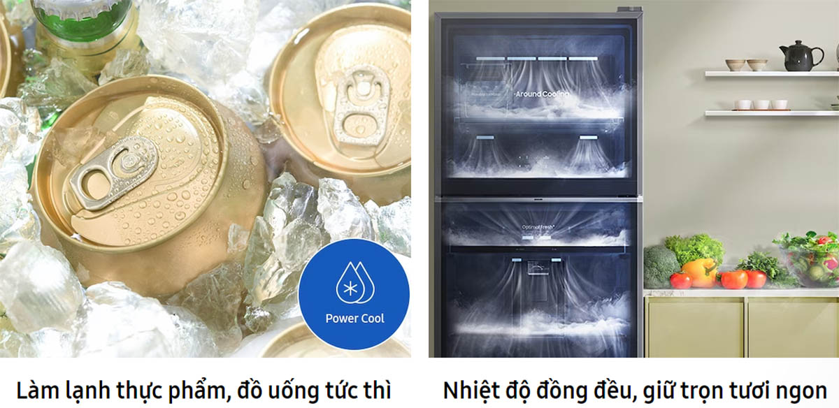 Công nghệ làm lạnh All-around Cooling và Power Cool