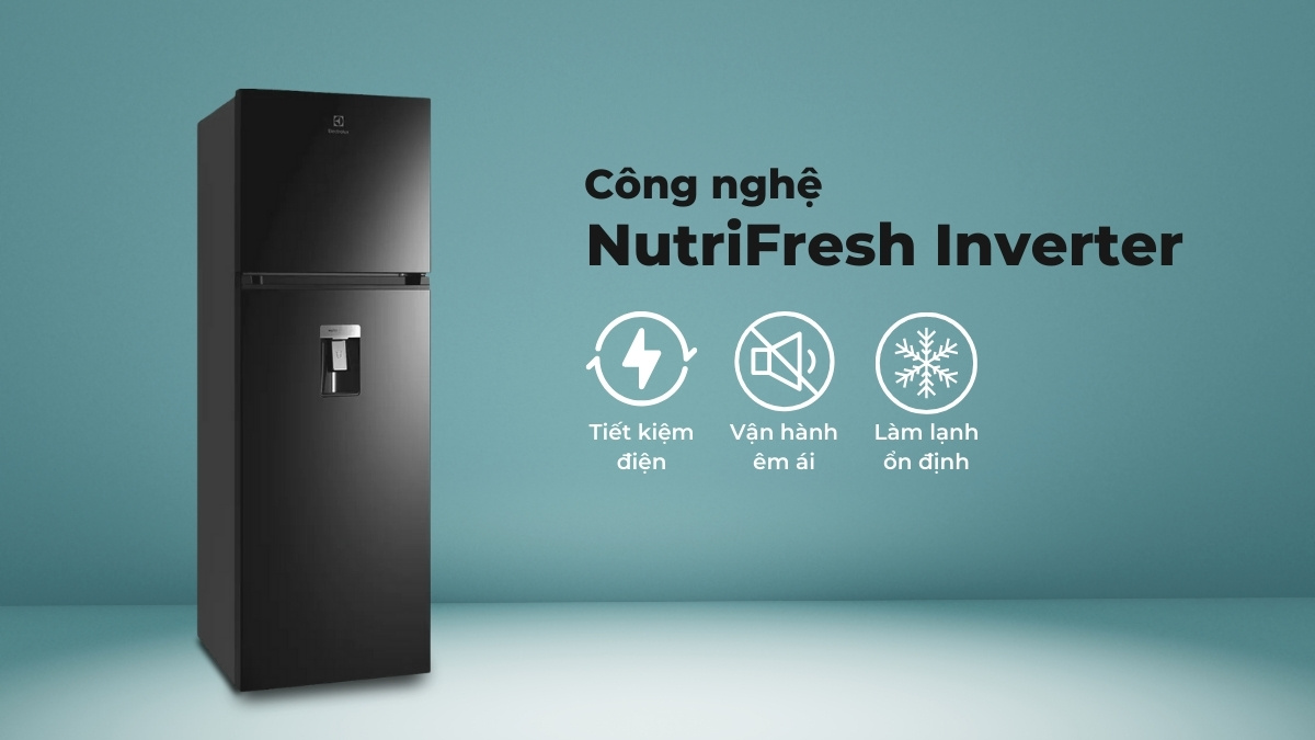 Công nghệ NutriFresh Inverter giúp tủ tiết kiệm điện hiệu quả