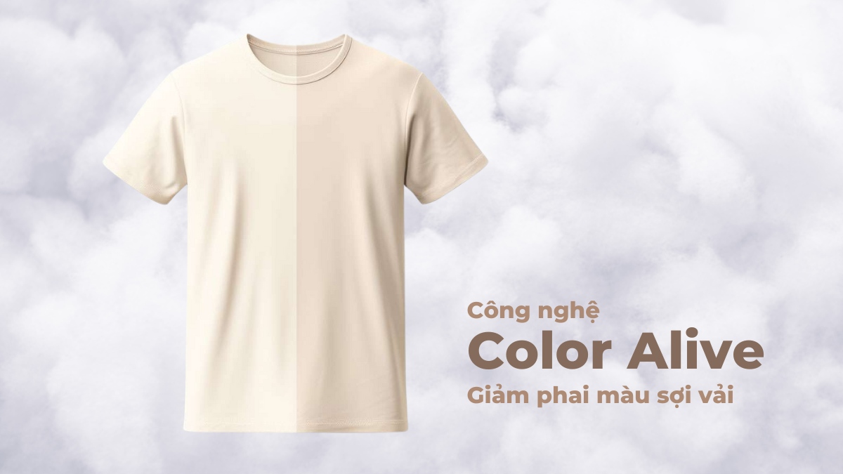 Công nghệ Color Alive giảm thiểu tình trạng quần áo phai màu