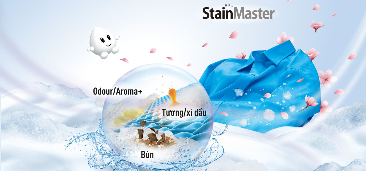 Công nghệ giặt chuyên biệt StainMaster