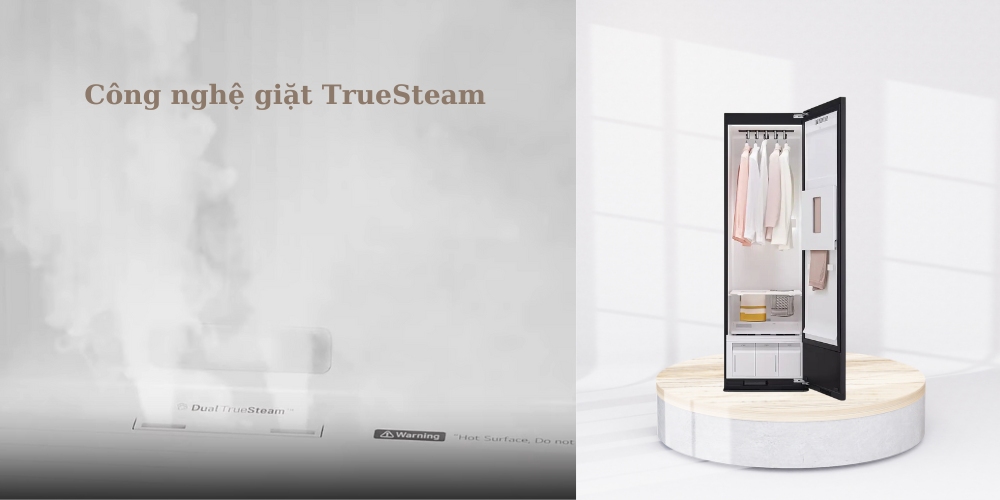 Công nghệ giặt TrueSteam trên LG SC5MBR80H