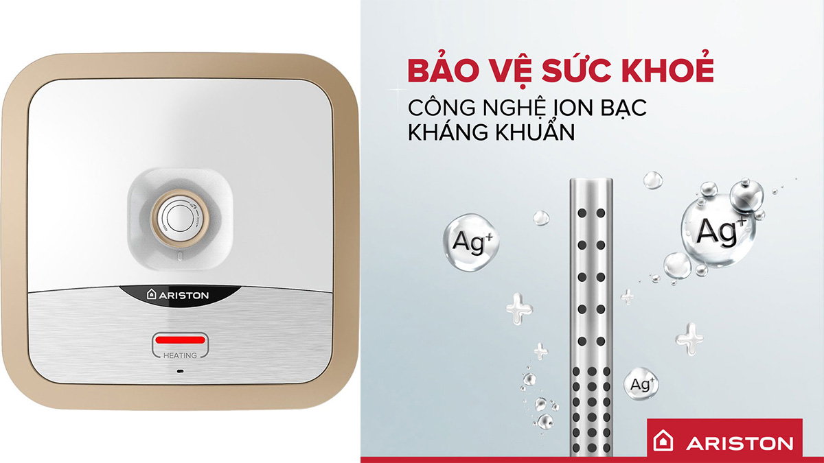 Công nghệ Ion Bạc giữ nước luôn sạch khuẩn 