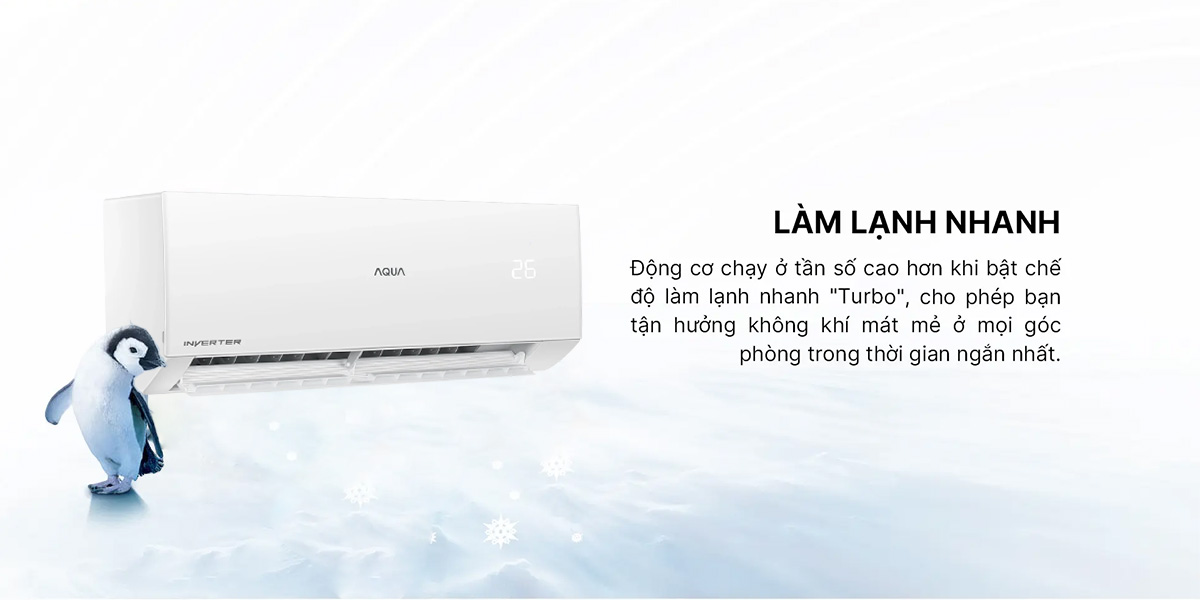 Công nghệ làm lạnh nhanh Turbo