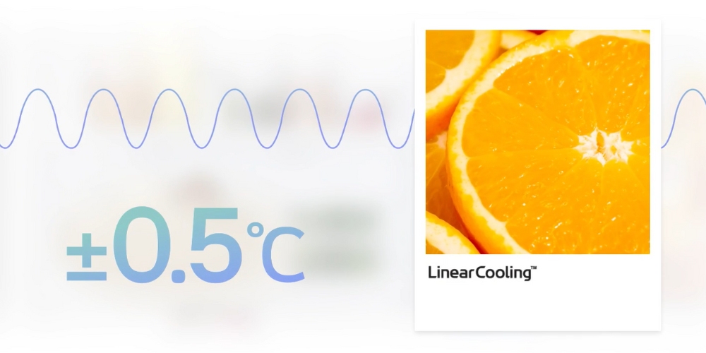 Công nghệ LinearCooling làm giảm biến động nhiệt độ