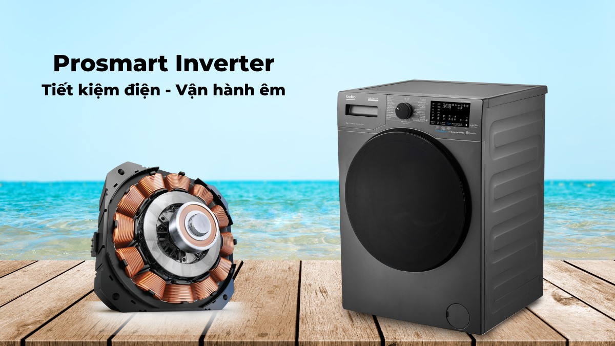 Công nghệ Prosmart Inverter tối ưu điện năng hiệu quả, vận hành êm ái