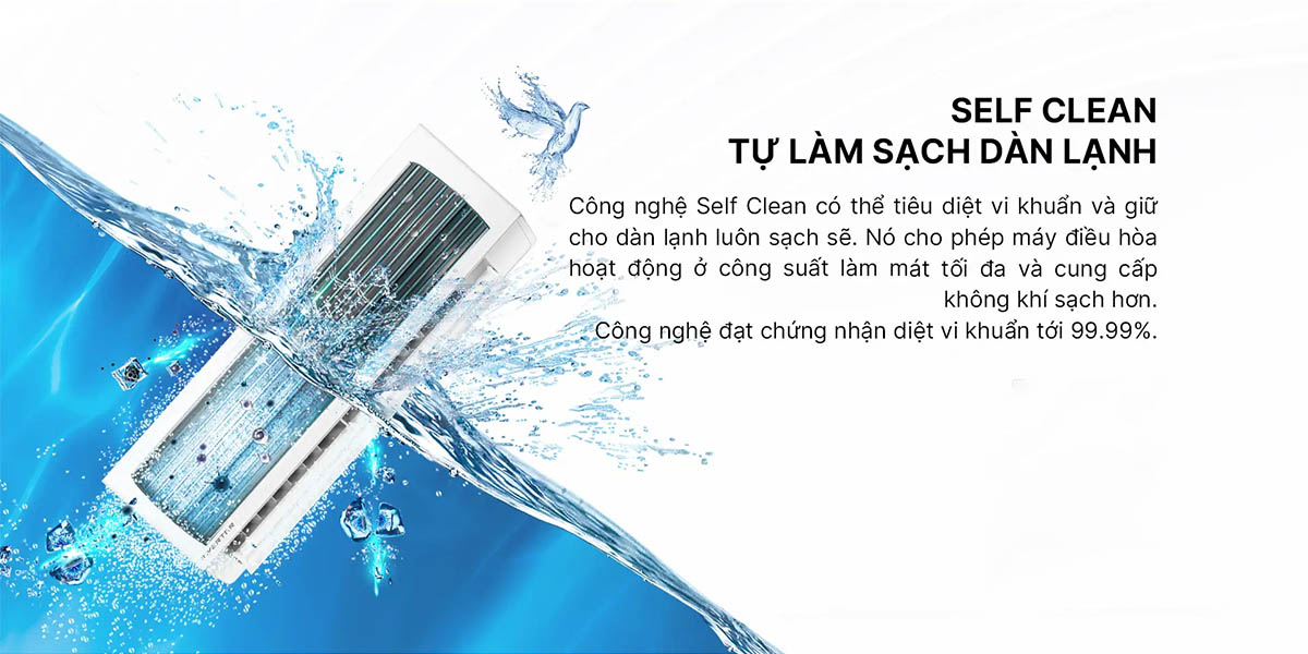 Công nghệ tự làm sạch dàn lạnh Self Clean