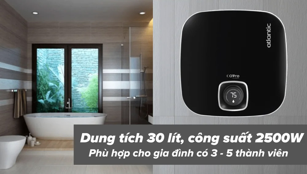 Công suất 2500W đun nóng nhanh