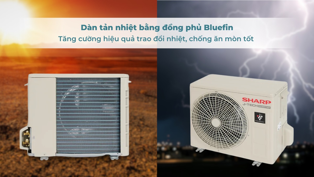 Dàn tản nhiệt phủ Bluefin chống ăn mòn tốt hơn