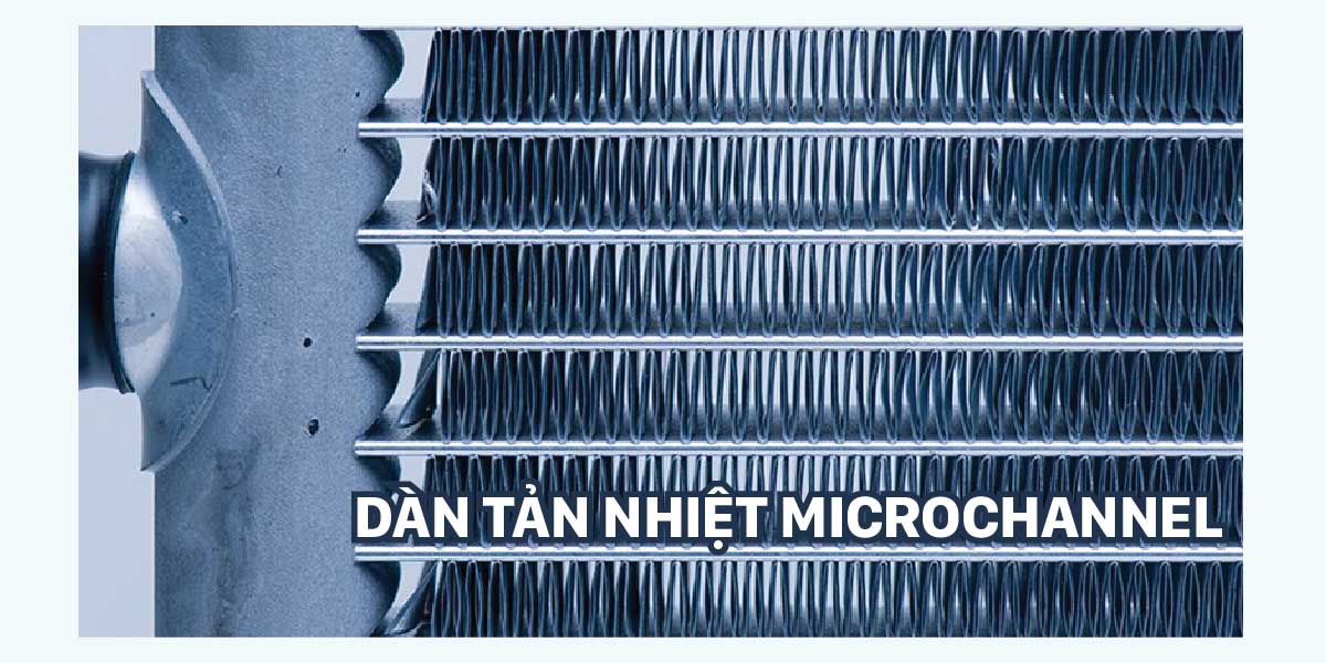 Dàn tản nhiệt Microchannel chống ăn mòn