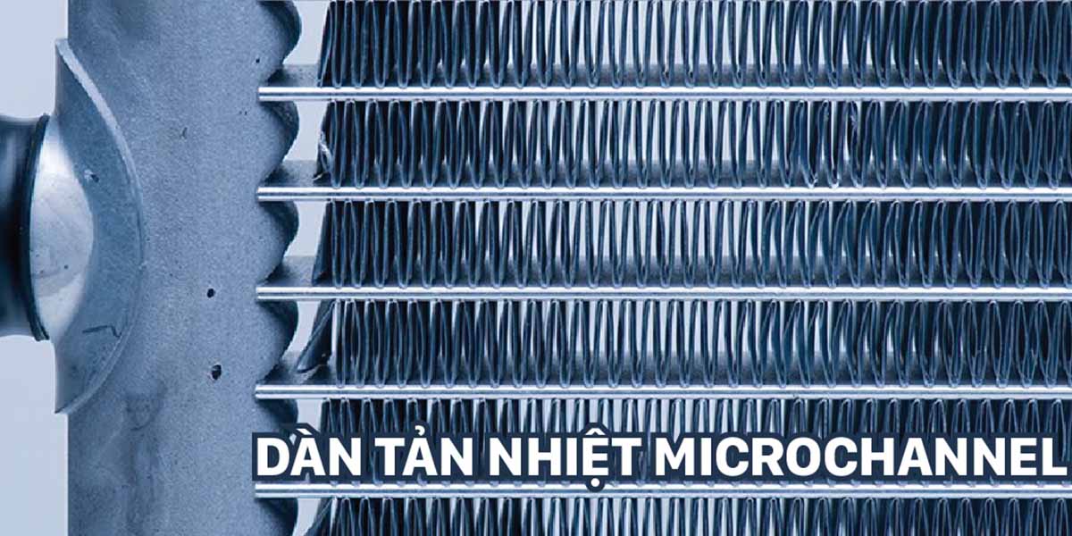 Dàn tản nhiệt Microchannel chống ăn mòn