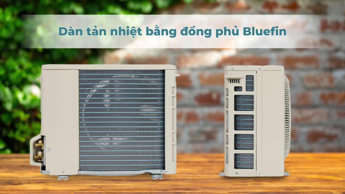 Dàn tản nhiệt bằng đồng phủ Bluefin có khả năng chống chịu tốt