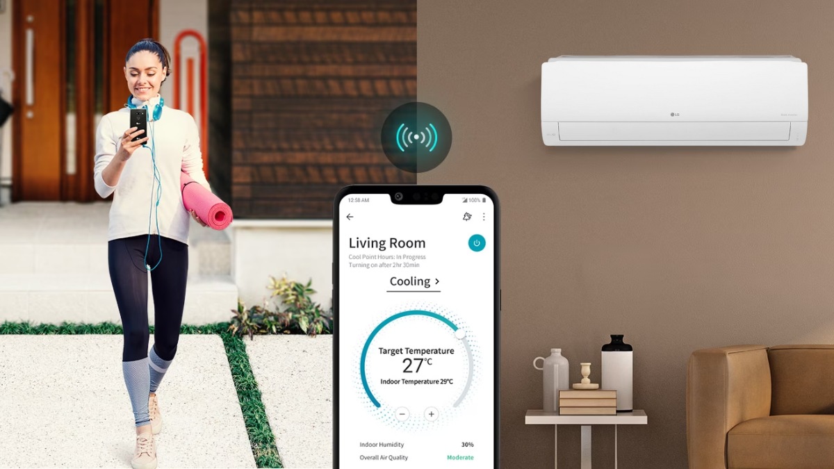 Điều khiển máy lạnh LG mọi lúc, mọi nơi qua ứng dụng LG ThinQ