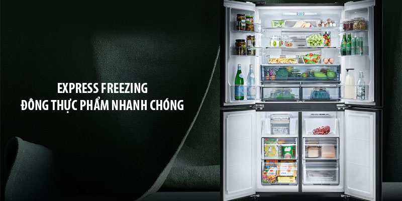 Express Freezing làm đông thực phẩm nhanh chóng