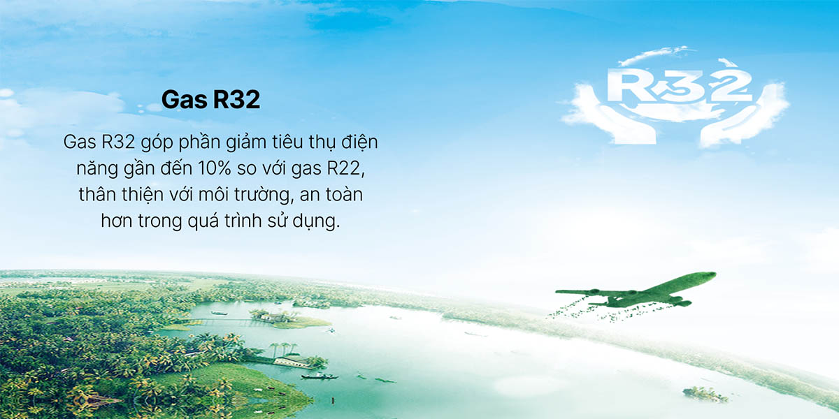 Gas R32 thân thiện với môi trường