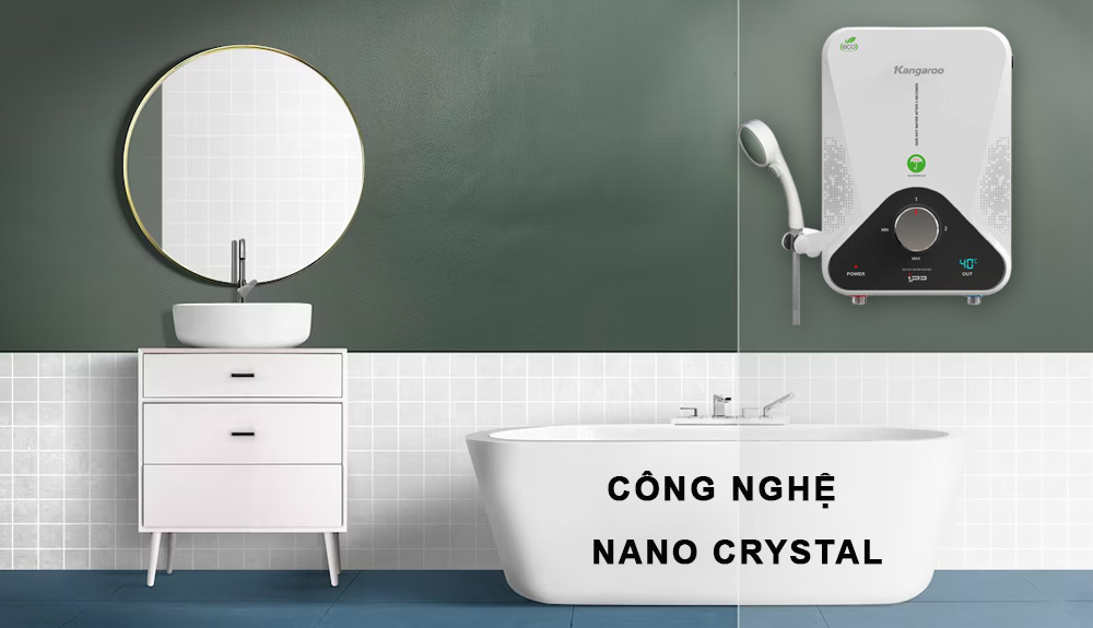 Kangaroo KG588WP được tích hợp công nghệ kháng khuẩn Nano Crystal