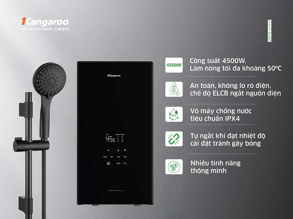 Kangaroo KGWD45N1 công suất 4500W