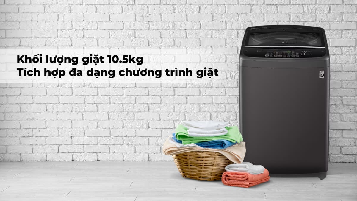 Máy được tích hợp đa dạng chương trình giặt