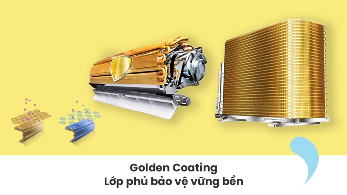 Lớp phủ giúp máy lạnh vận hành bền bỉ trong mọi điều kiện môi trường